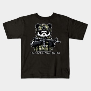 Tactical Panda Kids T-Shirt